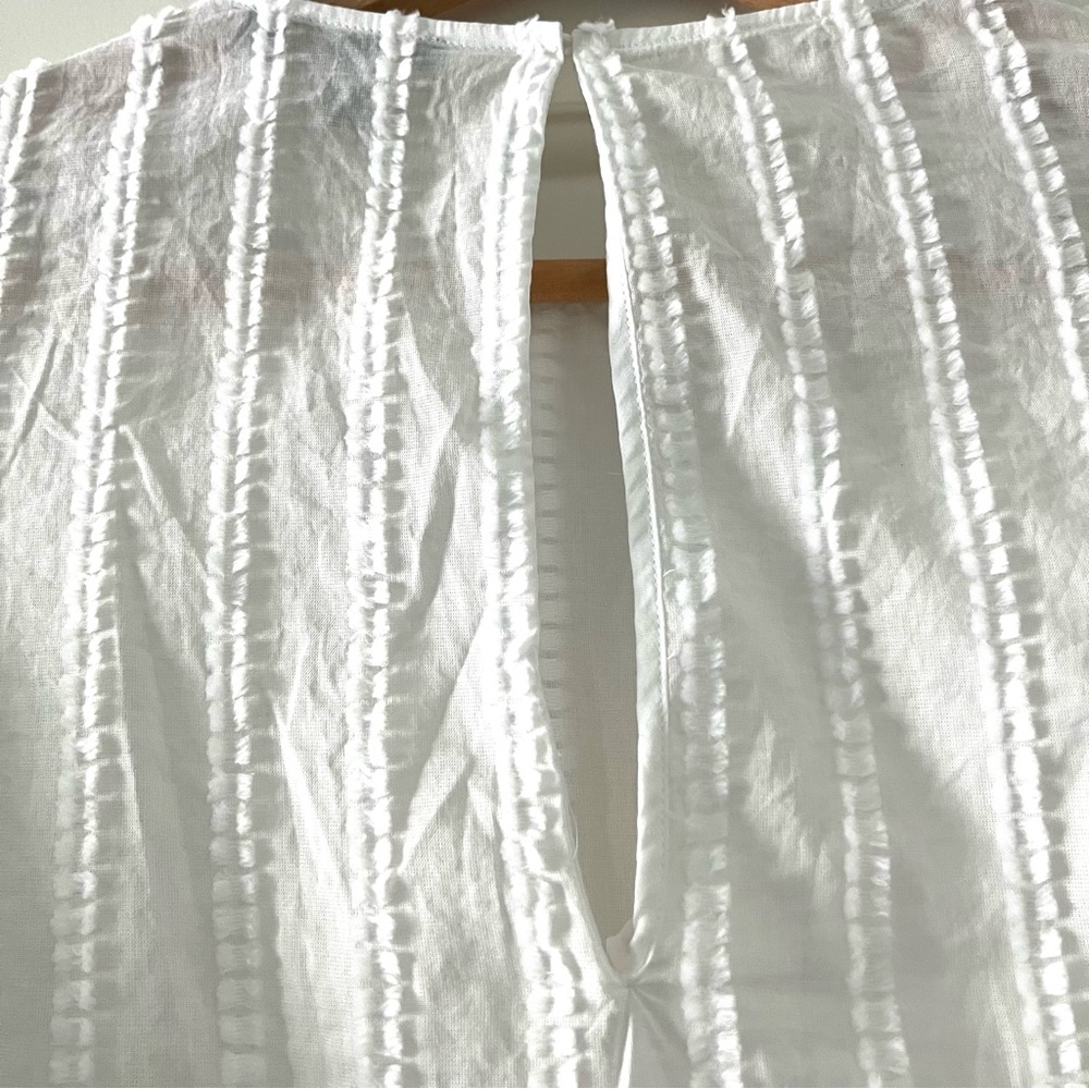 Massimo Dutti Flutter Sleeve Top (Size Us 4 Or Eu… - image 6